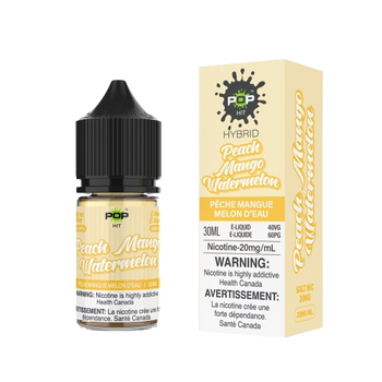 Pop Hit Salt E-Liquid - Peach Mango Watermelon