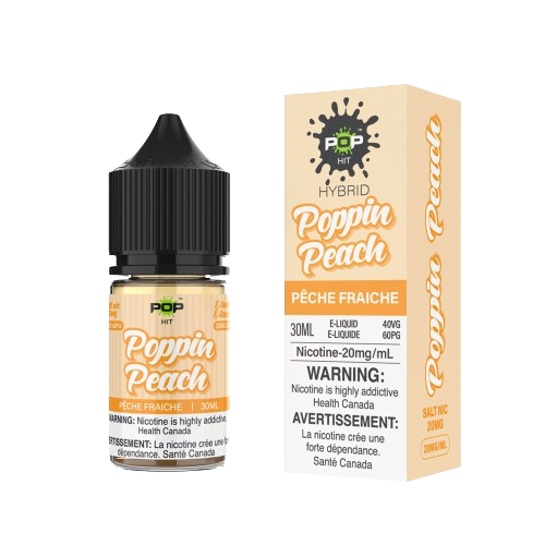 Pop Hit Salt E-Liquid - Poppin Peach