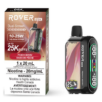 Marz Rover 25k Puff Rechargeable Disposable Vape 20ml Peach Berry