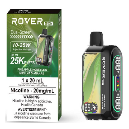 Marz Rover 25k Puff Rechargeable Disposable Vape 20ml Pineapple Honeydew