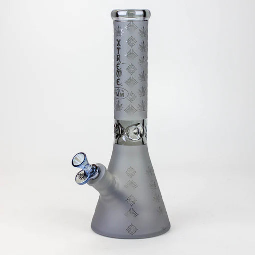 Xtreme 13 ″ Bong en verre électroplaqué sablé