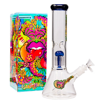 GanjaVibes 12" Tree Percolator Glass Bong