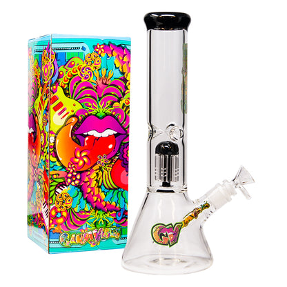 GanjaVibes 12" Tree Percolator Glass Bong