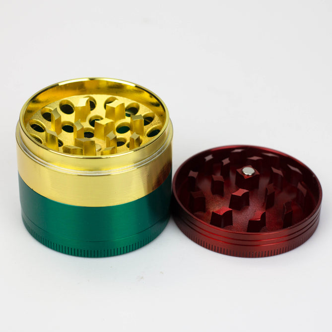 Infyniti 4 part 50mm Concave Zinc Herb Grinder