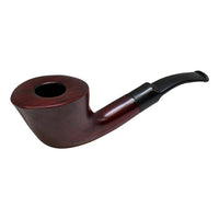 Pipe en bois de tabac style bambou marron