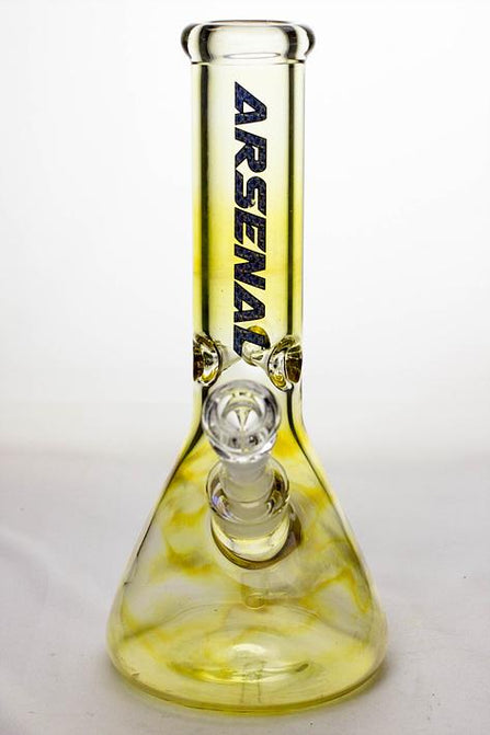 Arsenal 12" 7mm Classic Beaker Fumed Glass Bong