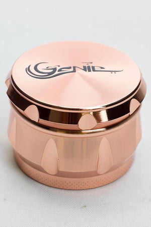 Grinder en métal doré rose Genie 4 parties