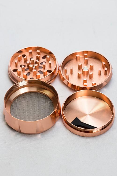 Genie 4 parts rose gold metal grinder