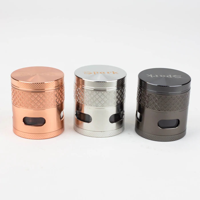 SPARK 4 Parts Grinder with Side Window – Canvape.com