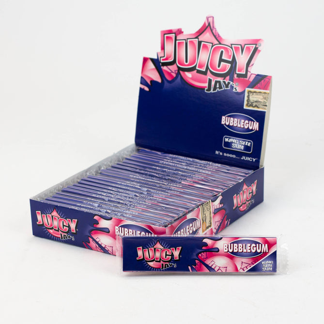 Juicy Jay's King Size Slim BubbleGum flavoured papers