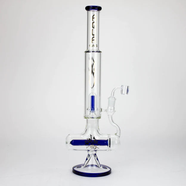 21" AQUA Glass 2-in-1 Inline diffuser glass water bong