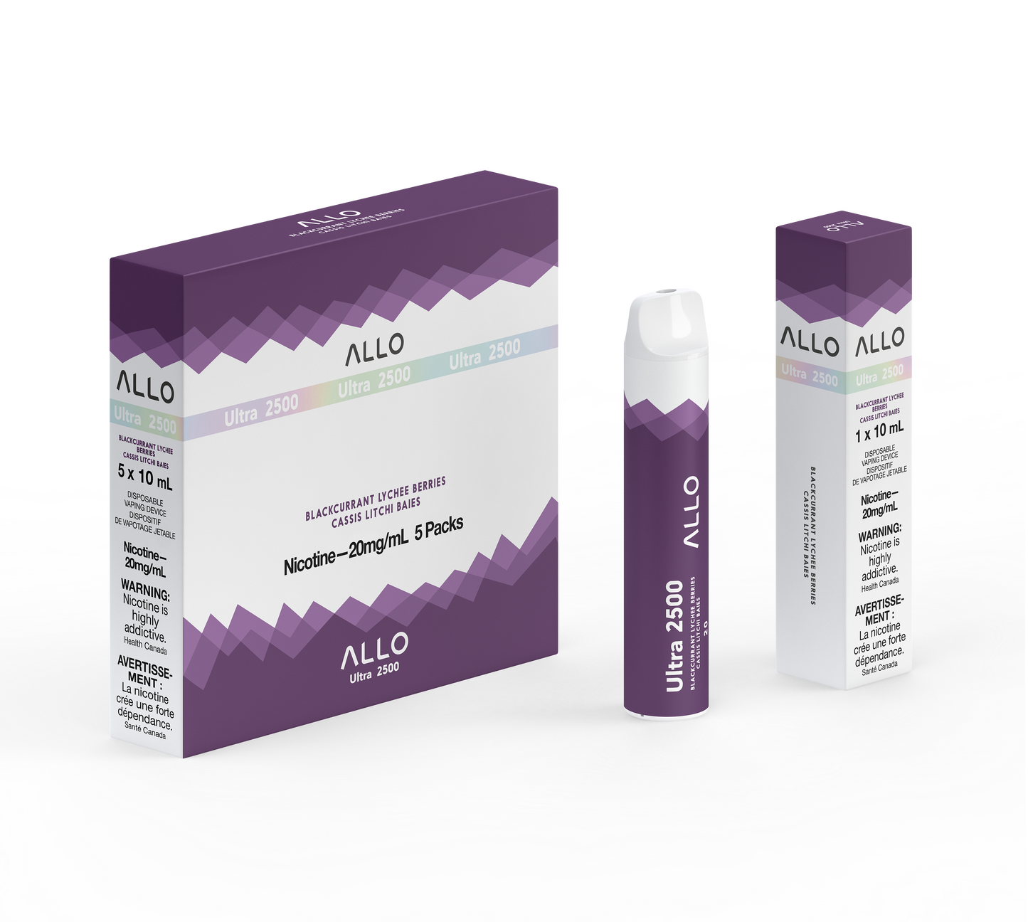 Allo Ultra 2500 Disposable Vape eCig 8ml