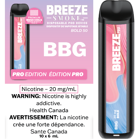 Breeze Pro Disposable 2000 Puff Vape 6ml