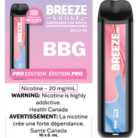 Vape jetable Breeze Pro 2000 bouffées 6 ml