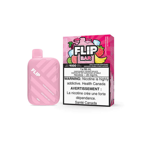 Flip Bar jetable 2 en 1 9000 bouffées rechargeables 16 ml