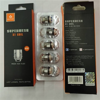 GeekVape Super Mesh Replacement Coil for Shield-Aero-Cerberus-SE 5pcs