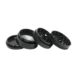 Grinder en aluminium noir brut Hammercraft - Grand
