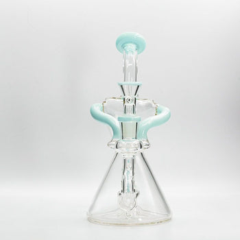 Soul Glass Recycler 8″ Bong / Dab Rig avec Quartz Banger 4mm