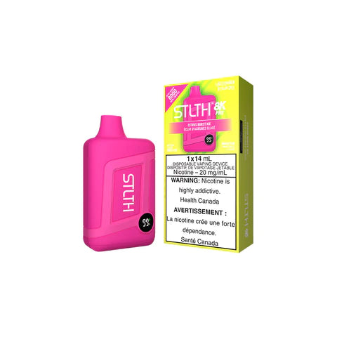 STLTH 8K Pro Disposable Rechargeable Vape 14ml