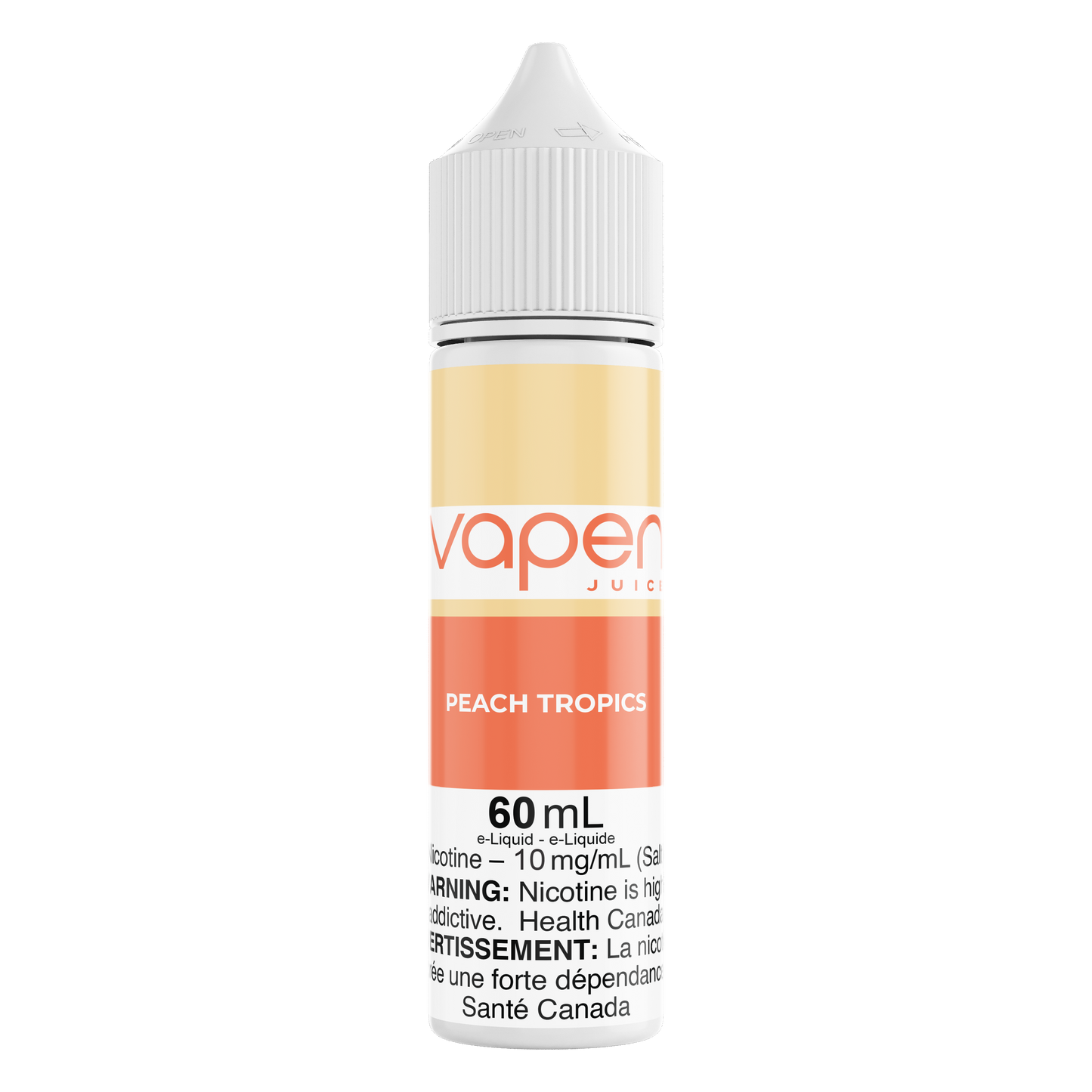 Peach Tropics - Sels de jus de vape