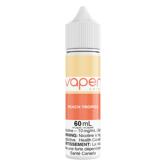 Peach Tropics - Sels de jus de vape