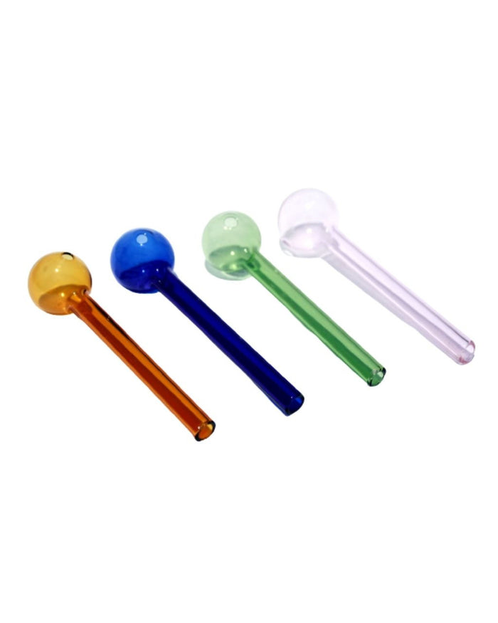 4″ Coloured Glass Oil Pipe