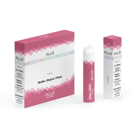 Allo Ultra 2500 Disposable Vape eCig 8ml