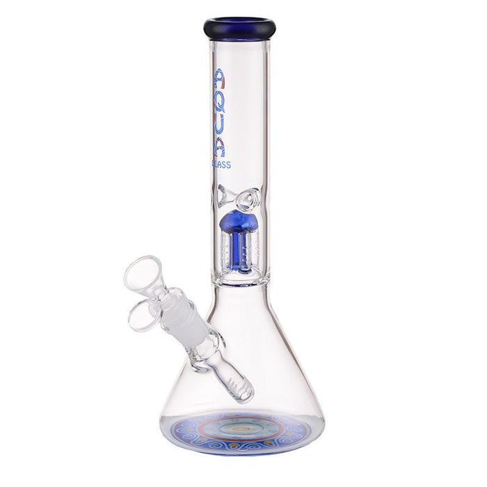 AQUA 10 ″ Bong en verre avec percolateur à 5 bras et attrape-glace