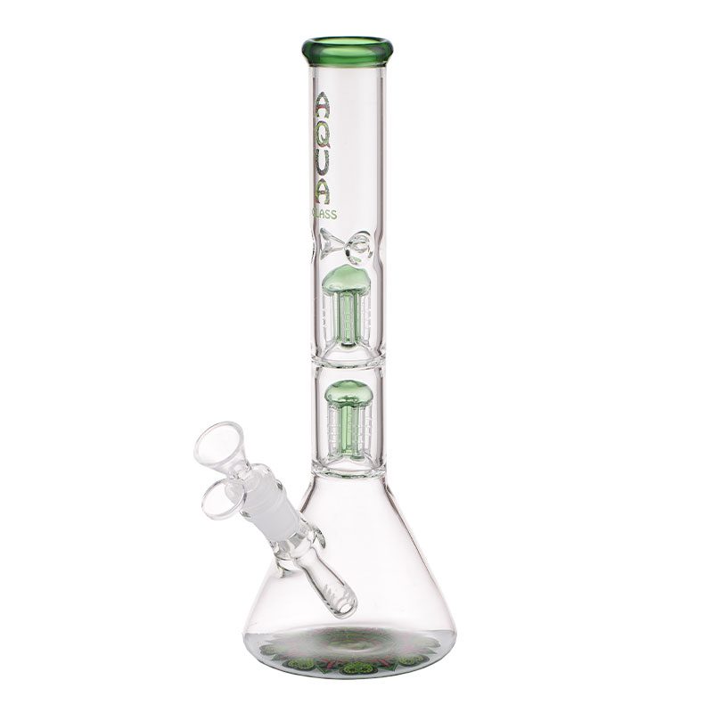 AQUA 12 ″ Bong en verre avec percolateur à 5 bras et attrape-glace