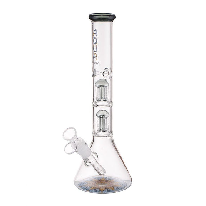 AQUA 12 ″ Bong en verre avec percolateur à 5 bras et attrape-glace