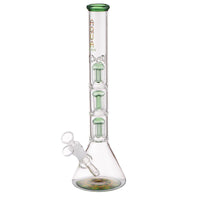 AQUA 15″ Glass Beaker Bong with 5 Arm Percolator And Ice Catcher