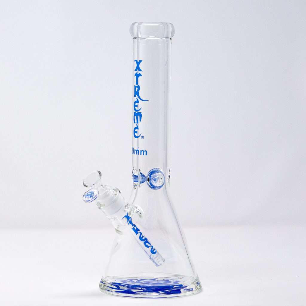 Xtreme 14″ 9mm Bong With Matching Bowl And Stem