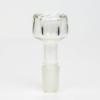 Écran intégré Double bol en verre pour joint femelle de 14 mm