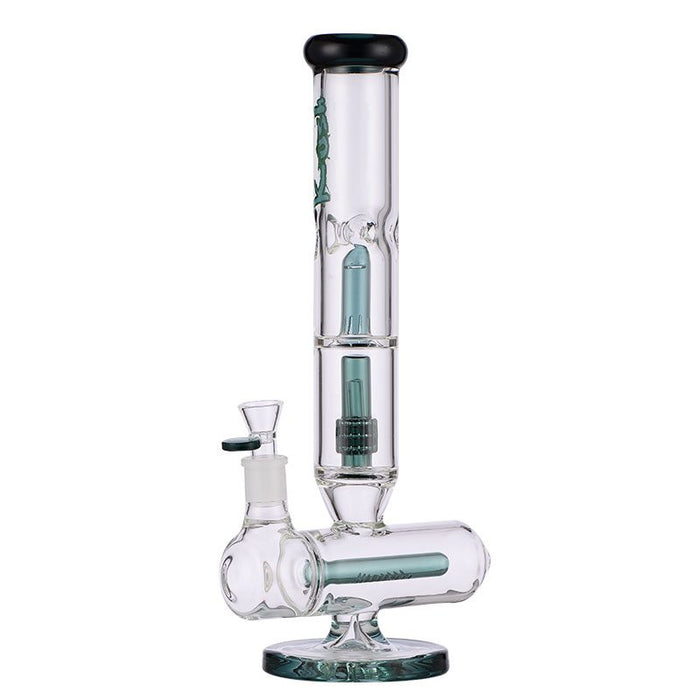 Kush 14″ Diffuseur en ligne Splash Guard Bong en verre avec bol