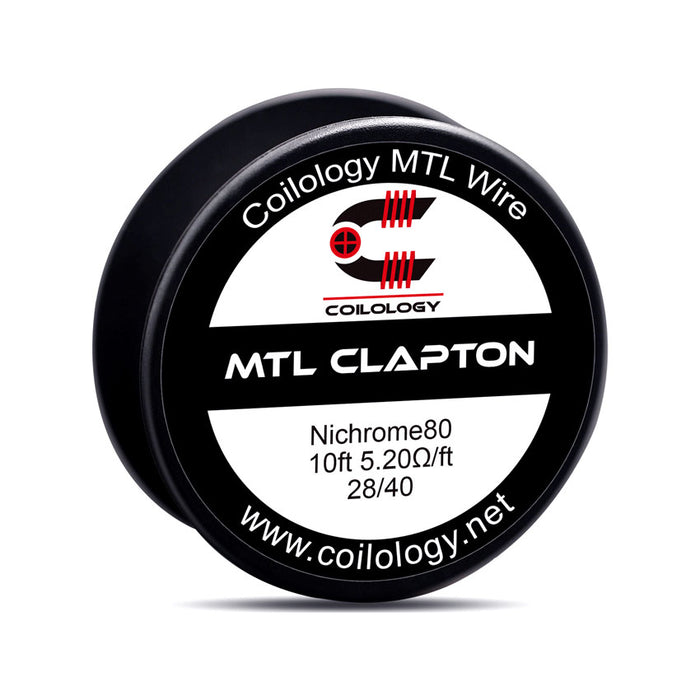 Bobine de fil Coilology NI80 MTL Clapton de 10 pieds