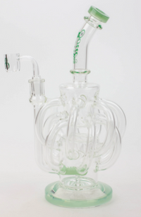 Soul Glass Recycler 10″ Bong / Dab Rig avec Quartz Banger 4mm